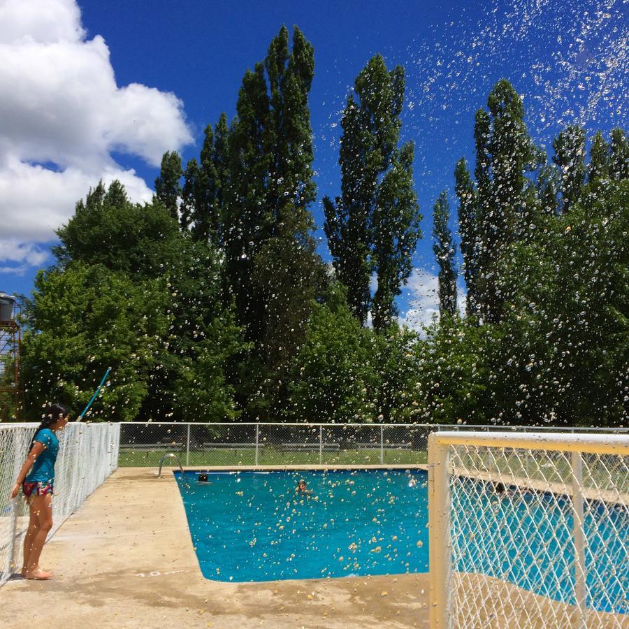 Camping & Hospedaje Rio Laja El Manzano  Dış mekan fotoğraf
