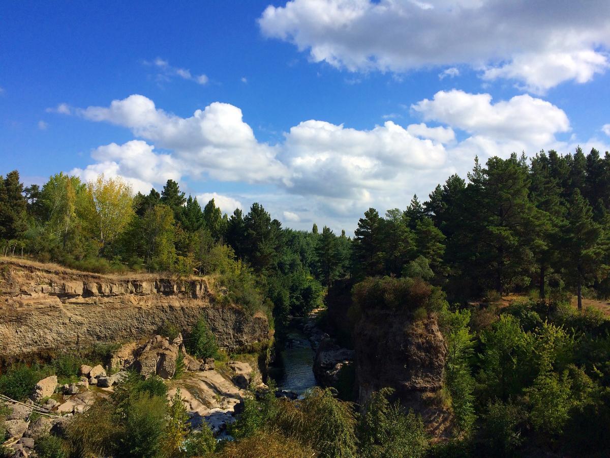Camping & Hospedaje Rio Laja El Manzano  Dış mekan fotoğraf